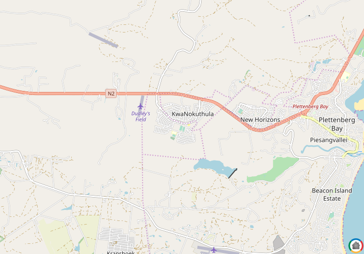 Map location of Kwanokuthula